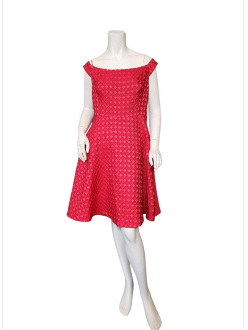 Anthropologie MOULINETTE SOEURS Minette Dress Fit & Flare Off Shoulder